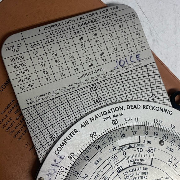 Computer Air Navigation Dead Reckoning Graph Jeppesen, Type MB-4A - Picture 11 of 17